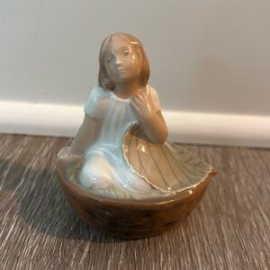 Royal Copenhagen “Thumbelina in her Nutshell Bed”